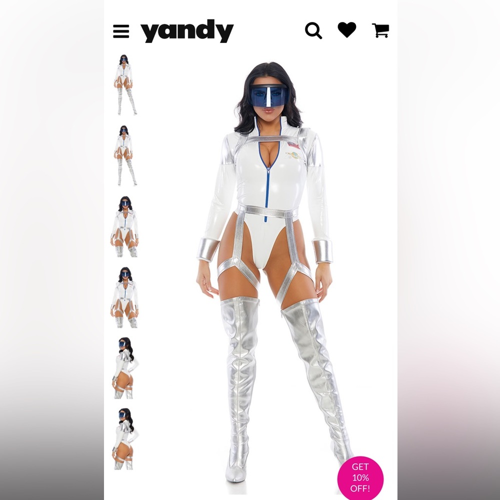 Forplay blast off astronaut costume xs/s